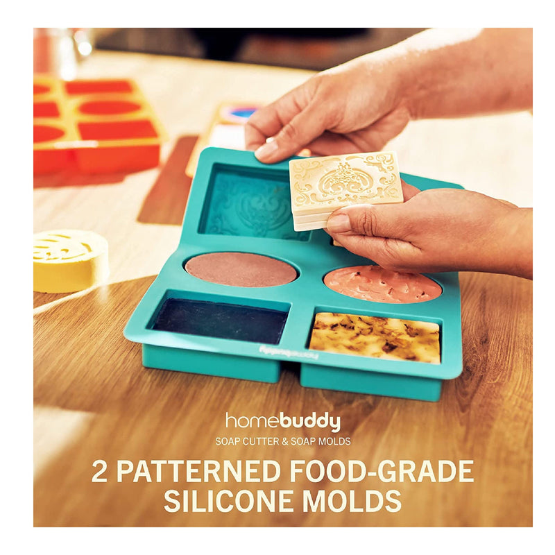 HomeBuddy Soap Molds With Soap Cutter Set